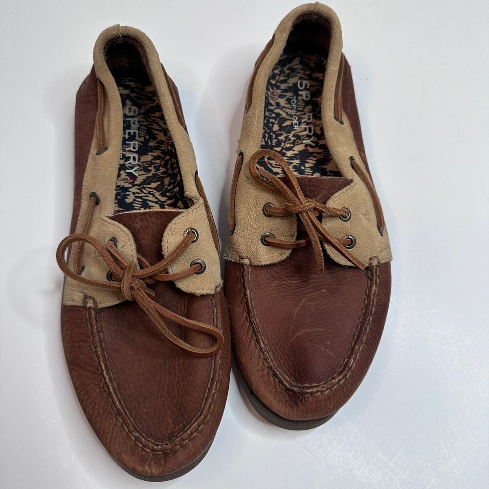 Sperry Top Sider Leather Boat Shoes